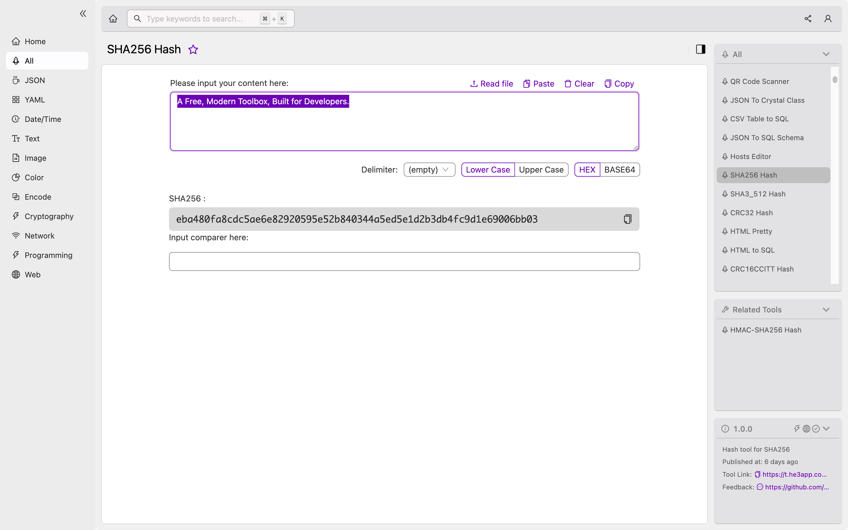 SHA256 Hash